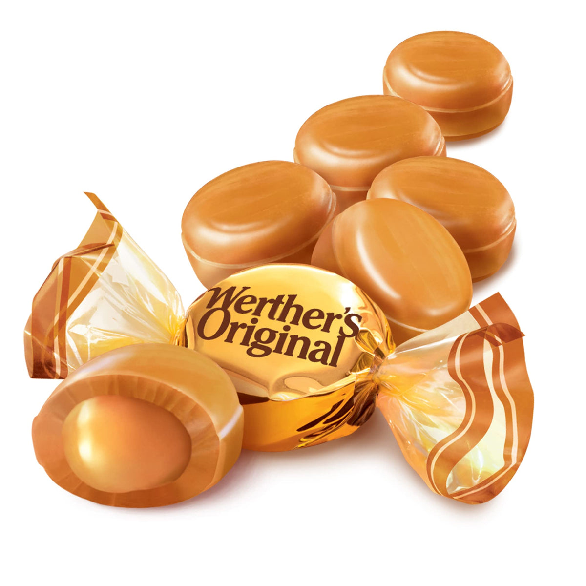 Werther's Original Sugar Free Hard Candies 1.46 Oz (3 Pack)
