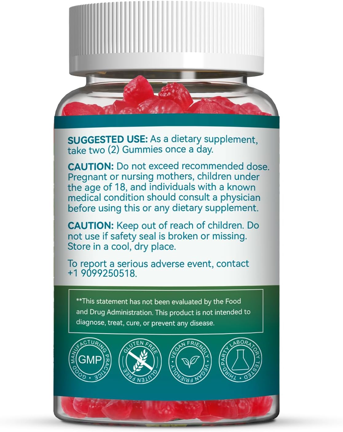 Women's Multivitamin Gummies, Vitamins A, C, D3, E, K, B12, Calcium, Biotin, Folic Acid, Inositol, Multivitamin for Women for Daily Nutritional Support, 30 Day Supply - 60 Count