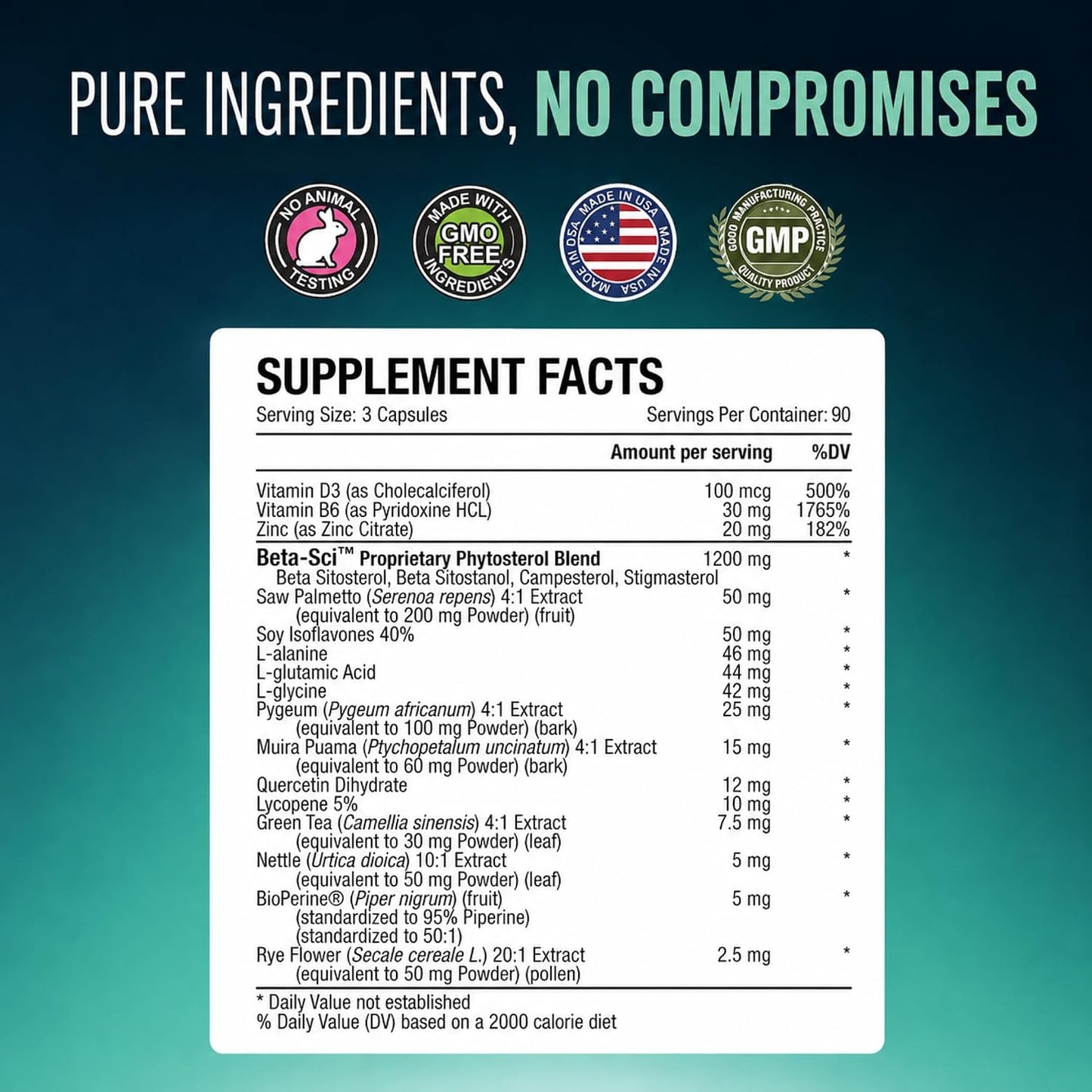 Approved Science Prostarex - Advanced Prostate Supplements for Men – Prostate, Bladder & Urinary Health Support with Saw Palmetto, Beta-Sitosterol & BioPerine – 270 Capsules (3 Month Supply)