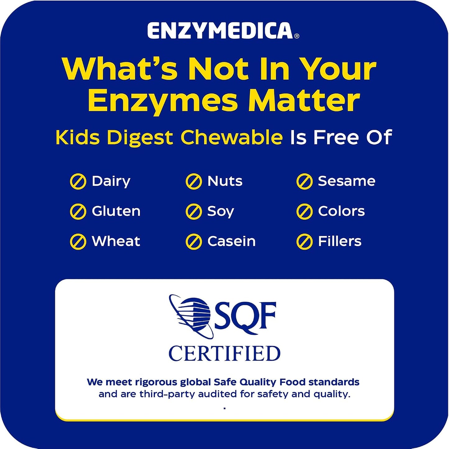 Enzymedica Kids Digest Chewable Digestive Enzyme Supplement - 60 Tablets