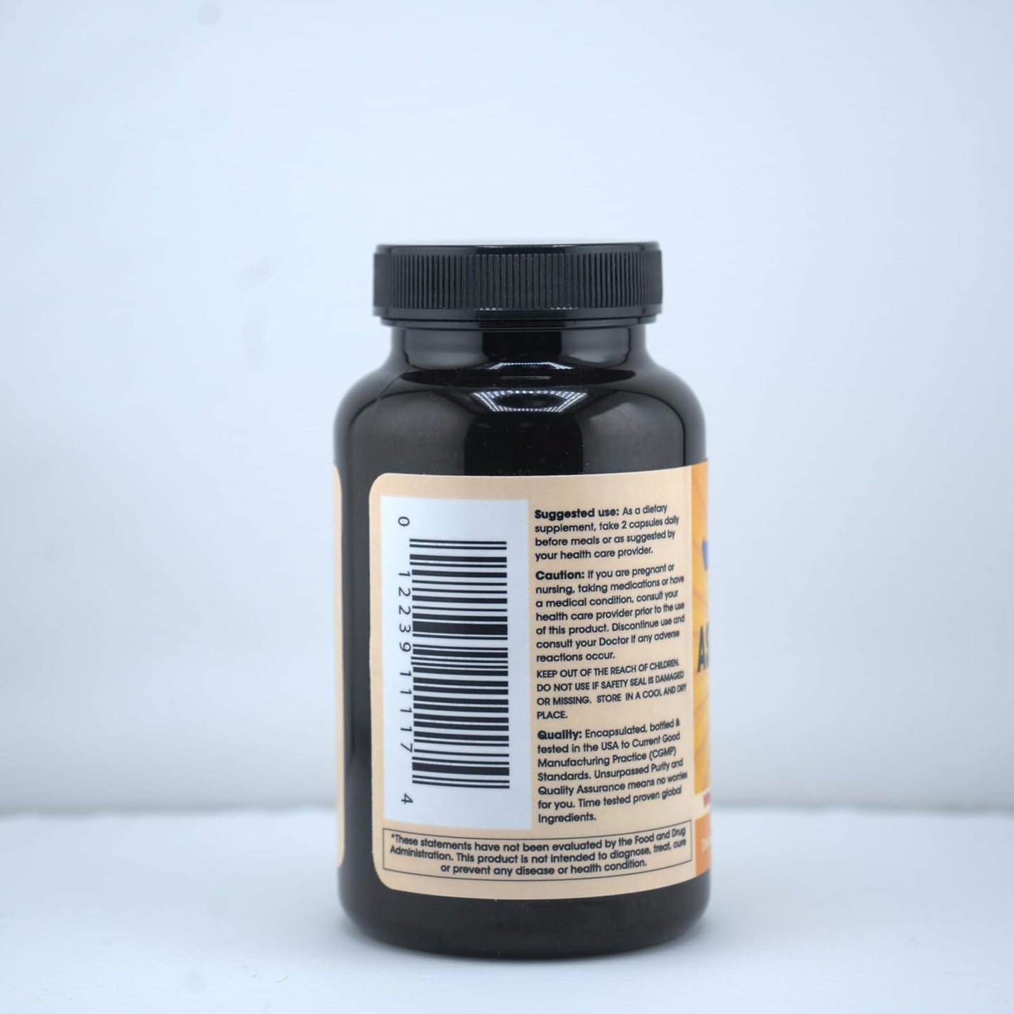Organic Ashwagandha Capsules 120 Count | 4 in 1 with Zinc, Black Pepper & Holy Basil Extract | Immune Health, Extra Strength Stress, Mood & Energy Support | Non-GMO | For Men & Women | 2 Month Supply