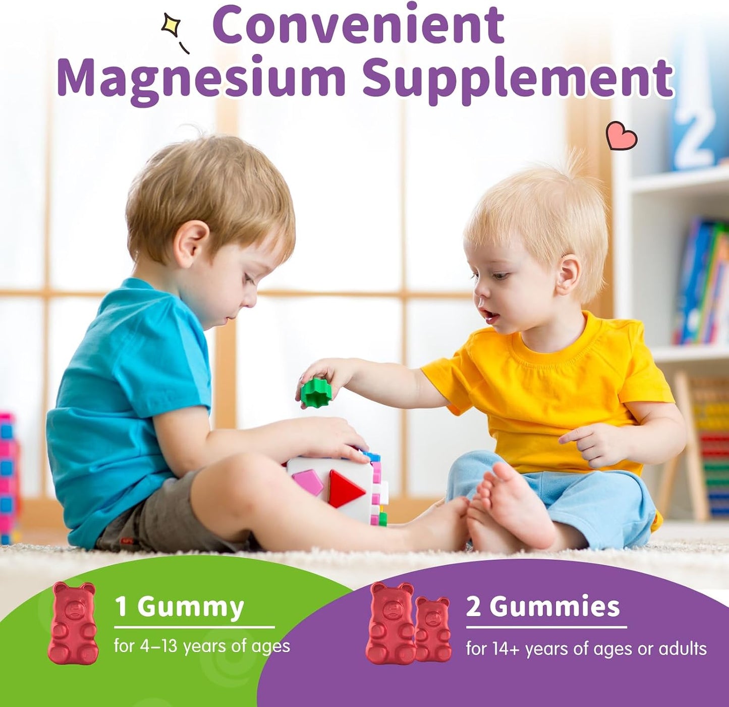 Magnesium Glycinate Gummies for Kids - Magnesium Glycinate Supplement