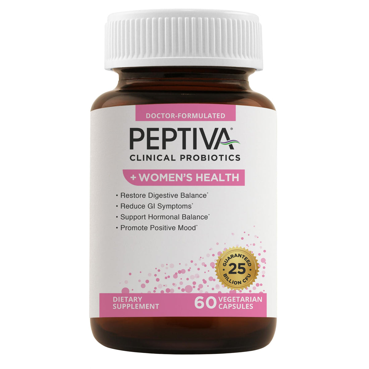 Peptiva Probiotics for Women's Health - Women's Probiotic and Digestive Support