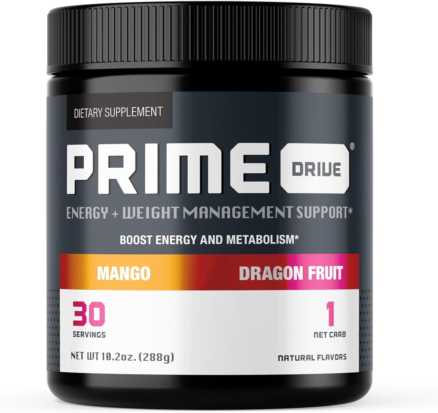 Prime Drive Energy Mango Dragonfruit Pre Workout Energy Drink Powder, Provides Extreme Energy, Focus and Intensity, Boosts Metabolism (30 Servings)…