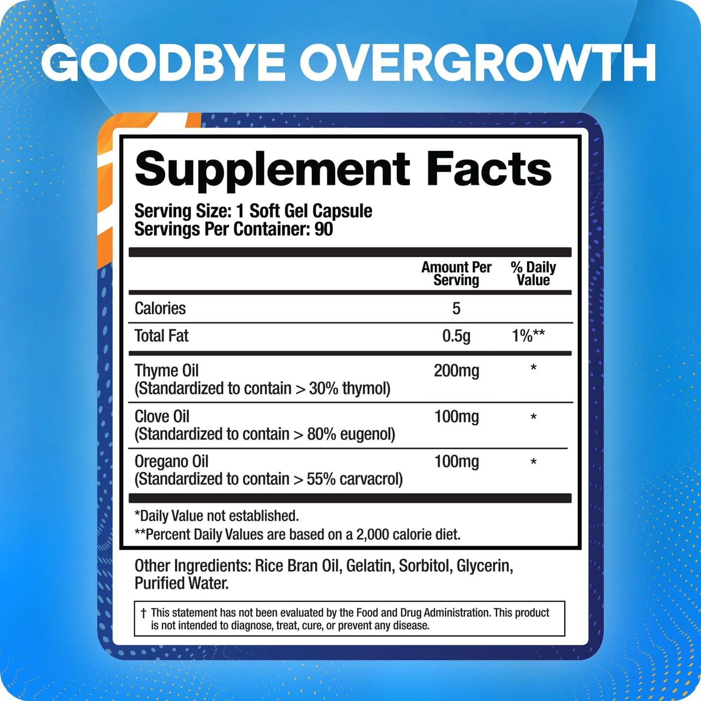 Biofilm Disruptor, GI Repair Digestive Supplement for Men and Women, Oil of Thyme, Oregano & Clove, Gut Microbiome & Intestinal Health Support | Microb-Defend (90 Softgels)