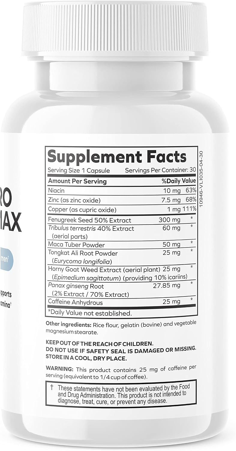 envitamin Testpro Testosterone Support Ultra for Men with Fenugreek, Tribulus & Maca