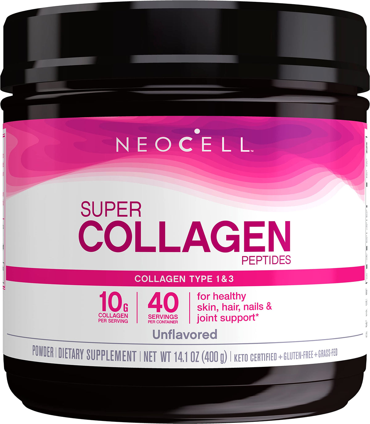 NeoCell Super Collagen Powder, 10g Collagen Peptides per Serving & Super Collagen