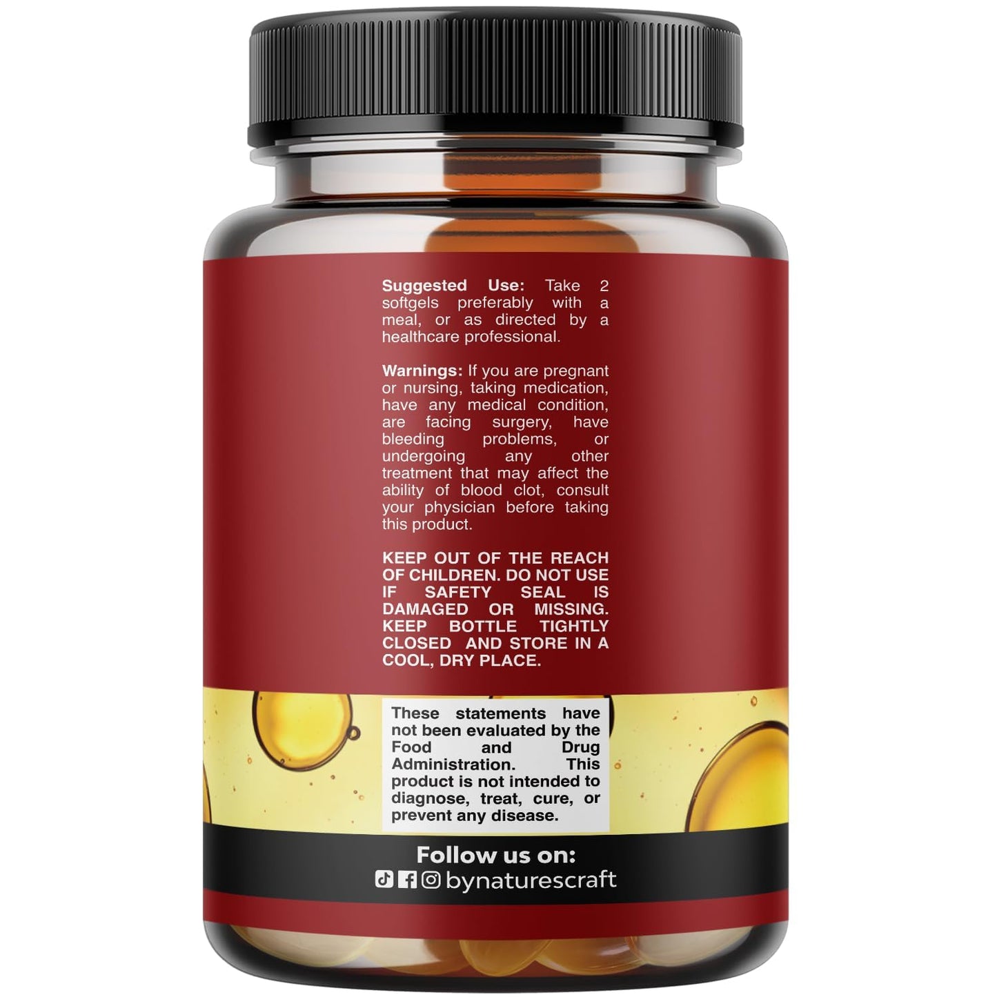 Icelandic Wild Caught Cod Liver Oil Softgels - Fish Omega 3, EPA, DHA, Vitamin D & A, 1000mg Per Serving - Burpless Capsules for Heart, Joint, Brain & Immune Support - 100 Count