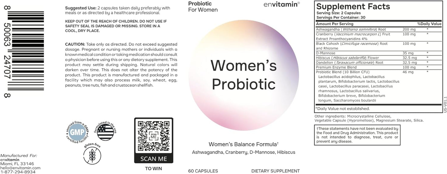 envitamin Womens Probiotic & Ultimate Multivitamin Bundle