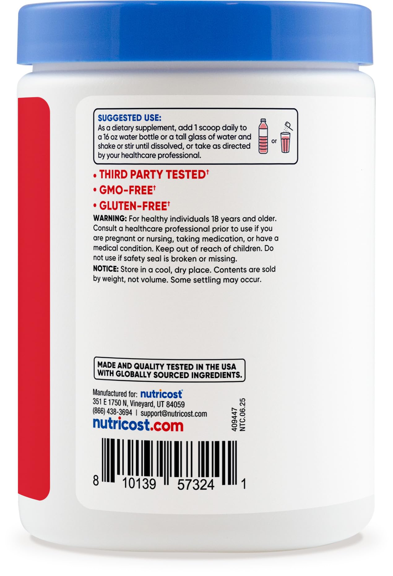 Nutricost Electrolyte Complex Powder (120 Servings, Fruit Punch) | Hydration Supplement Drink Mix with Vitamins and Minerals