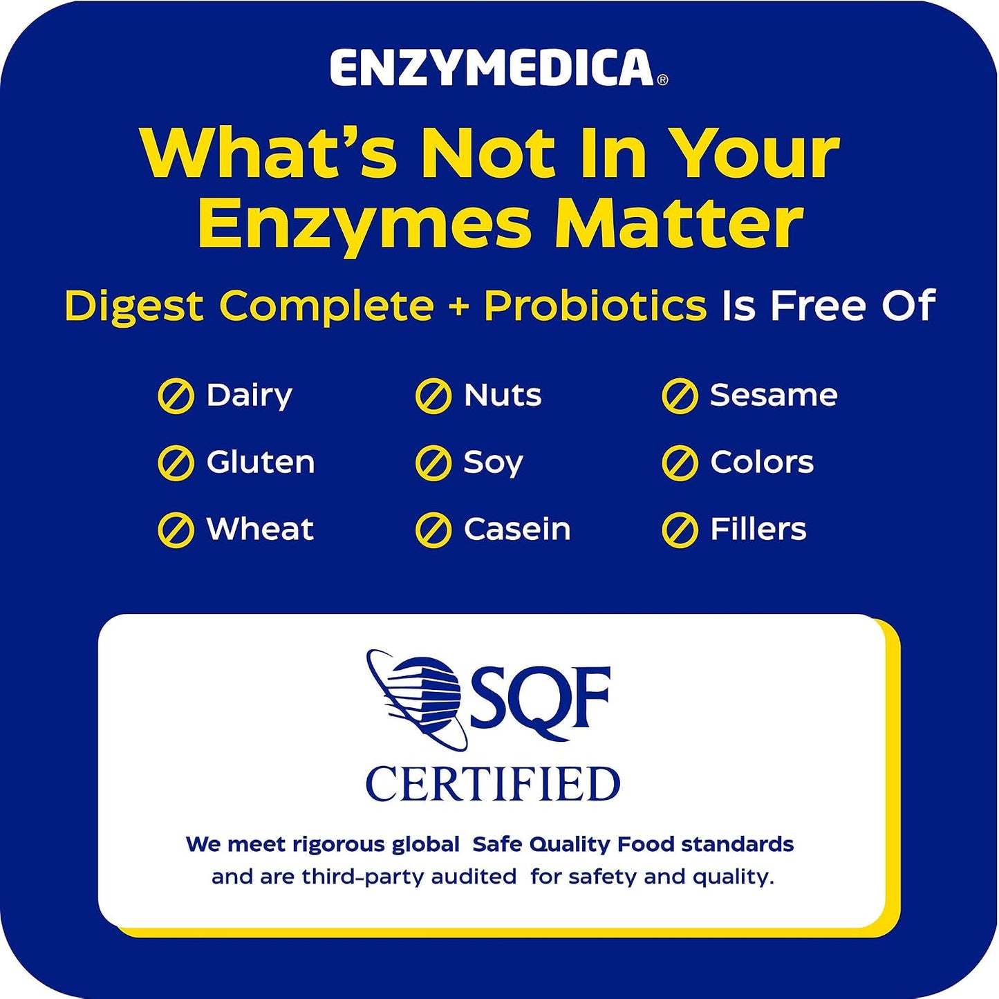 Enzymedica Digest Complete + Probiotics - Digestive Enzyme Supplement for Women & Men, Enzyme and Probiotic Capsules for Digestion, Gut Health Support, Helps Gas & Bloating, Vegetarian - 90 Caps