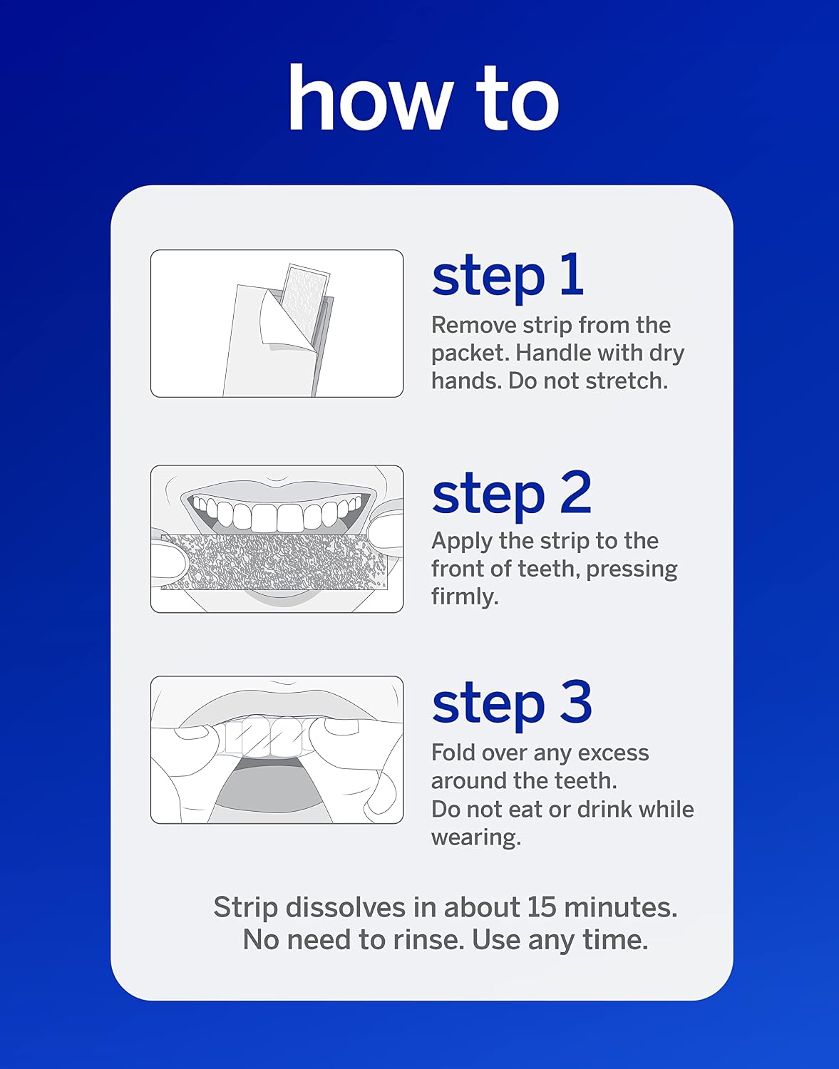Supersmile Dissolving Superstrips, Professional Teeth Whitening Strips