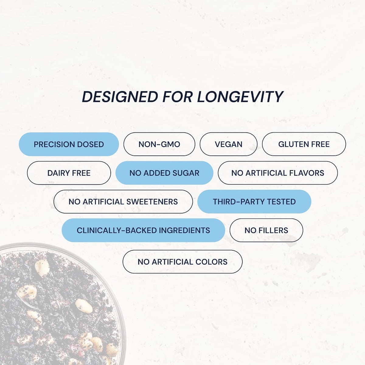 Blueprint Bryan Johnson Blueberry Nut Mix - Real Blueberries, Roasted Macadamia Nuts and Walnuts - No Additives or Added Sugars - Keto and Paleo Friendly - 170mg Polyphenols (30 Servings)