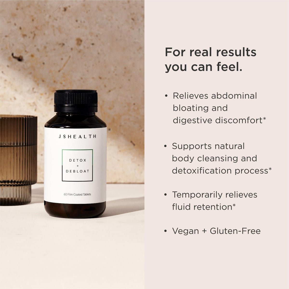 JSHealth Vitamins Detox and Debloat Liver Health Formula | Liver Detox Pills | Debloating