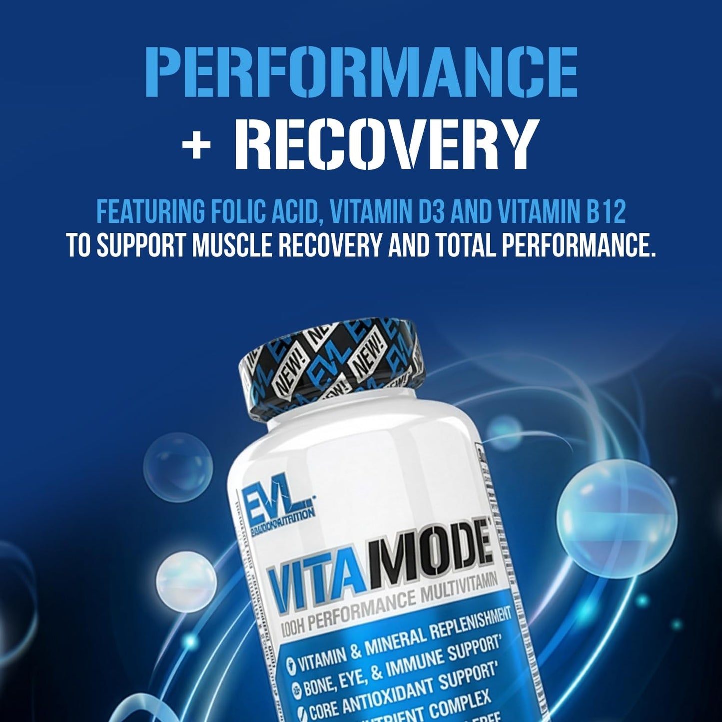 EVL Advanced Daily Multivitamin - Men's Multivitamin with Essential Minerals Phytonutrient Complex and VitaMode Active Mens Vitamins for Energy with Lycopene for Muscle Bone and Immune Support