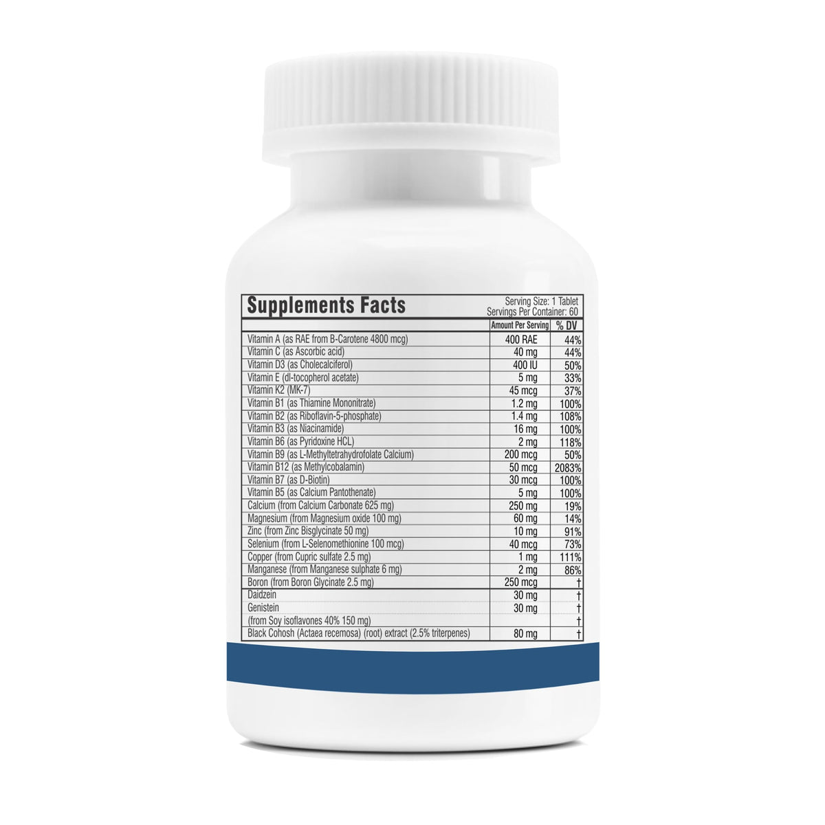 Trexgenics MENOSTOP Complete Menopause Support with Isoflavones