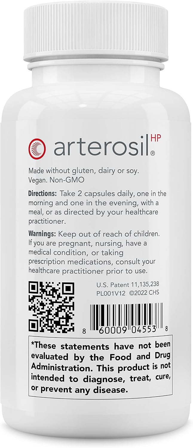 Calroy Arterosil HP Professional - Heart Health Support - 60 Vegan Capsules