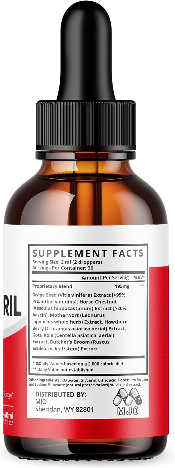 Glucopril Drops, Advanced Formula Blood Health Support 5-Pack, 150 Servings