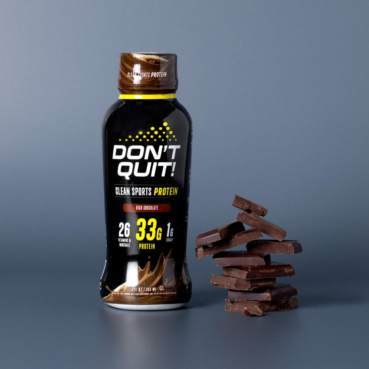 DON'T QUIT Clean Sports PROTEIN Shake (Chocolate)
