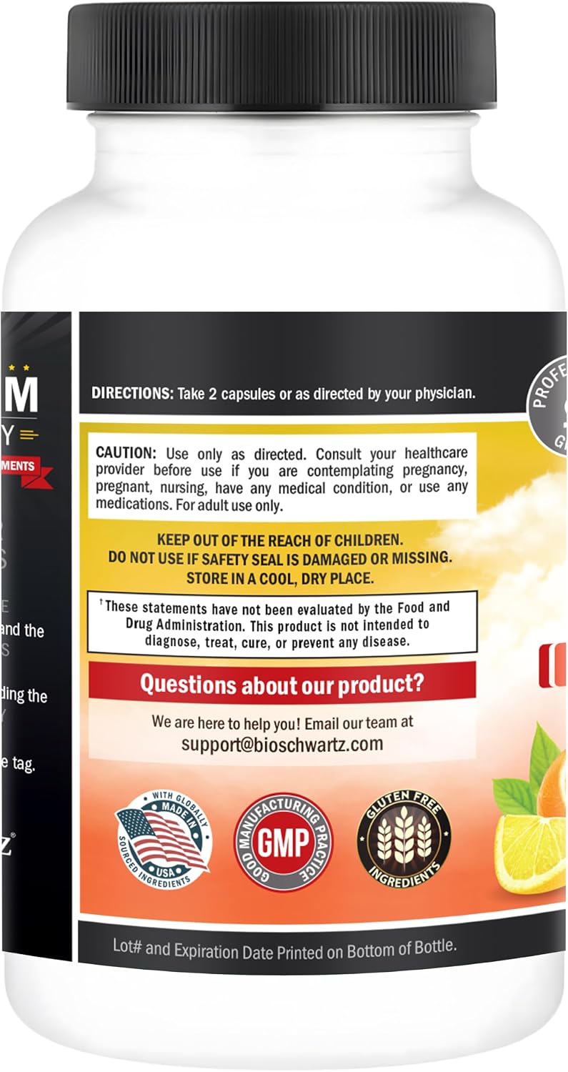 BioSchwartz Vitamin C Complex Supplement - Vitamin C 1000mg Capsules