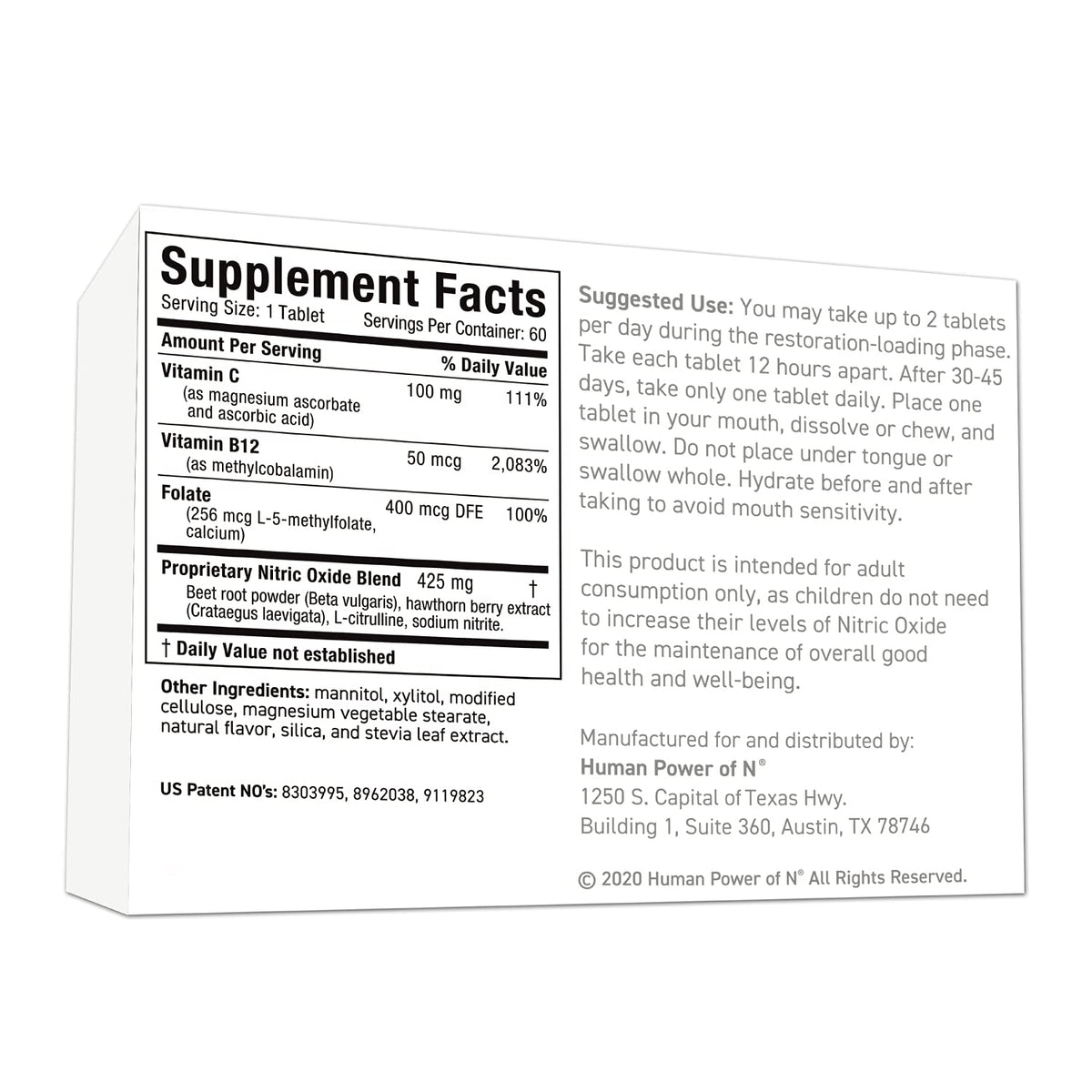 Neo40 Professional - Nitric Oxide Booster with Methylfolate - Natural Blood Pressure