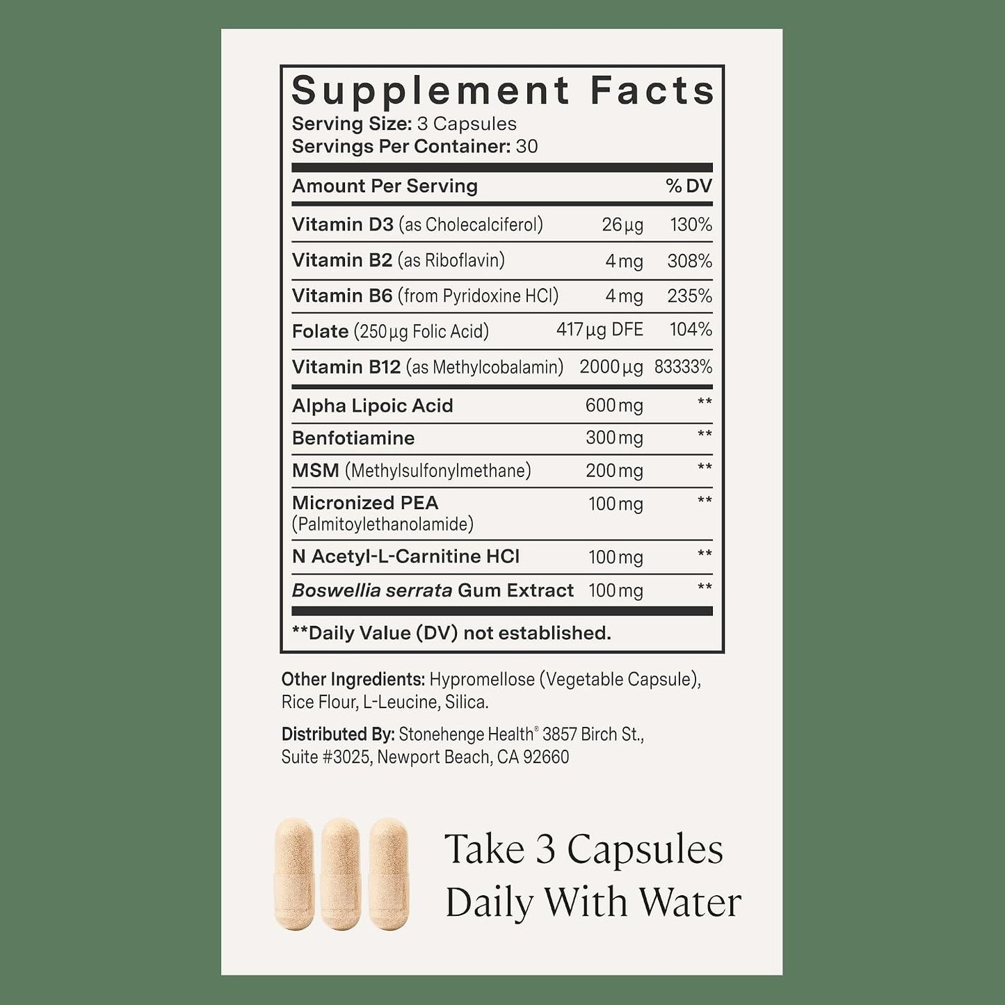 Stonehenge Health Dynamic Nerve + Dynamic Turmeric Bundle Supplements to Support Comfort, Tingling, Numbness, Burning