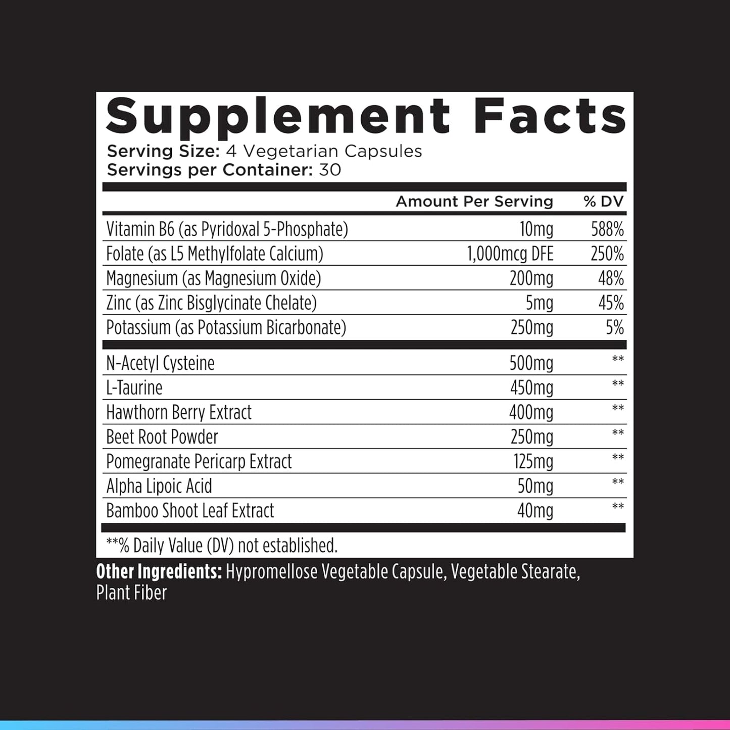 Livingood Daily Blood Pressure Support, Heart Health Supplement for Men & Women with Beet Root, Pomegranate, Hawthorn, Magnesium & Taurine, Cardiovascular Support Formula, Vegan, 120 Capsules