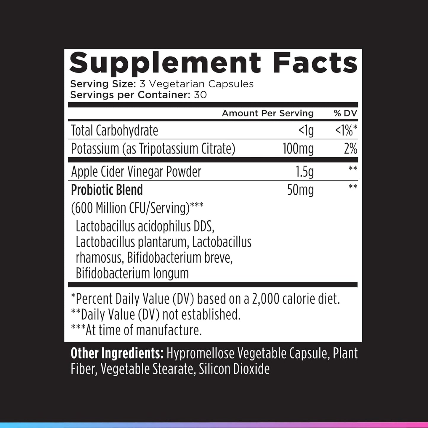 Livingood Daily Apple Cider Vinegar Capsules with The Mother (1500mg) - ACV Pills with Probiotics & Potassium for Women & Men - Supports Gut Health, Digestion, Appetite & Weight - Vegan, 90 Capsules