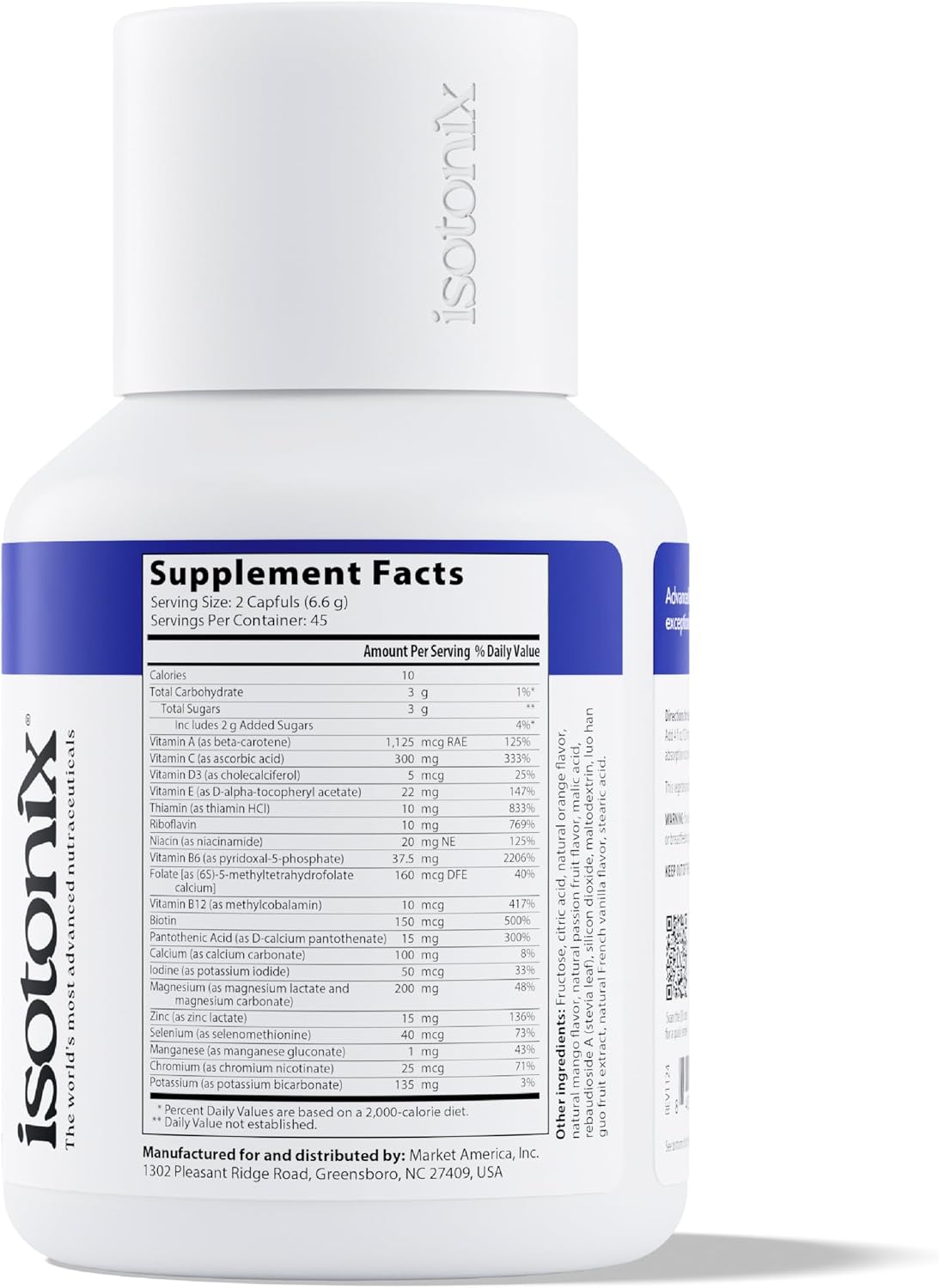 Isotonix Multivitamin Fifty Plus, Senior Multivitamin, 90 Servings