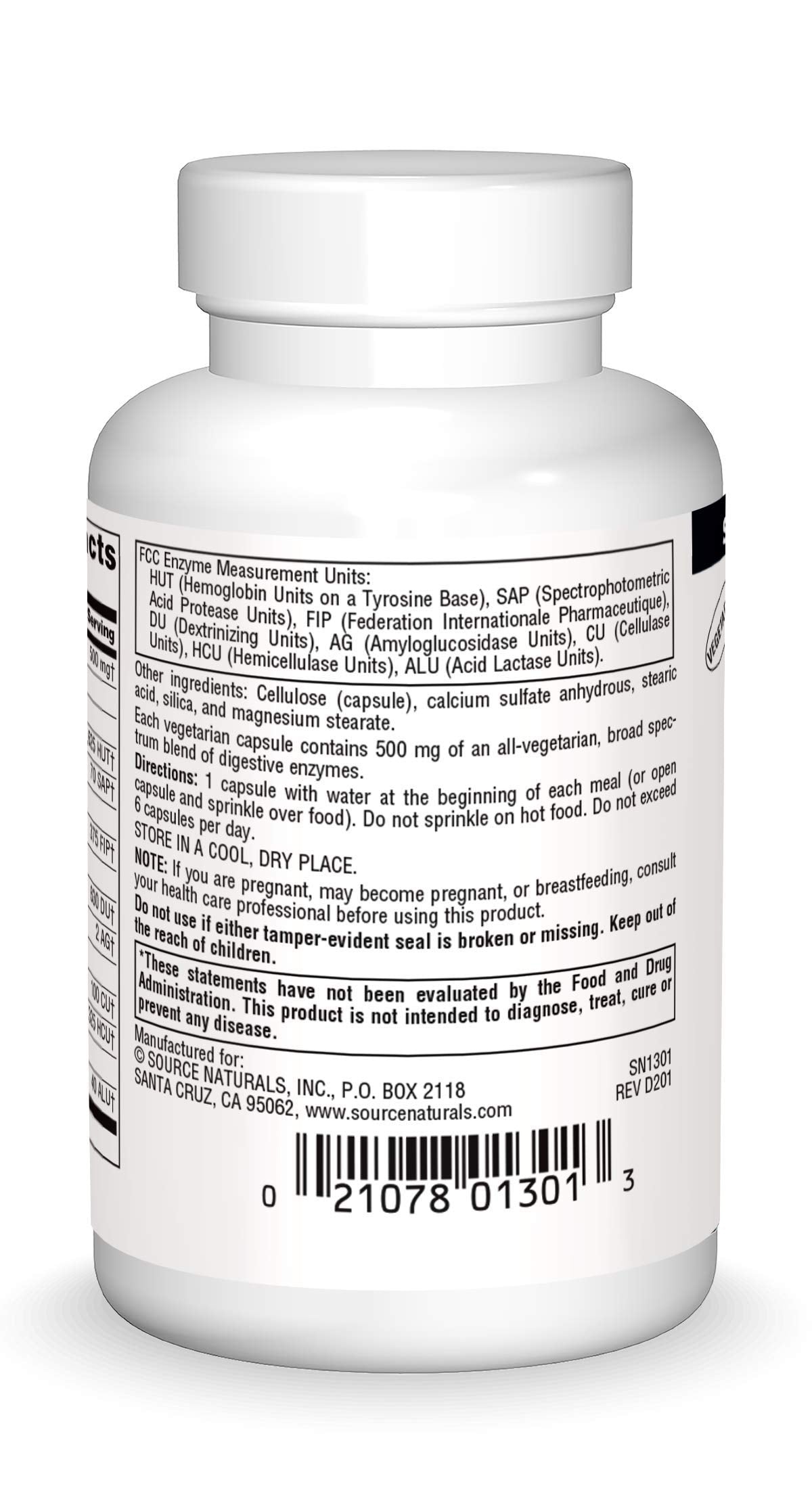 Source Naturals Essential Enzymes 500mg Bio-Aligned Multiple Enzyme
