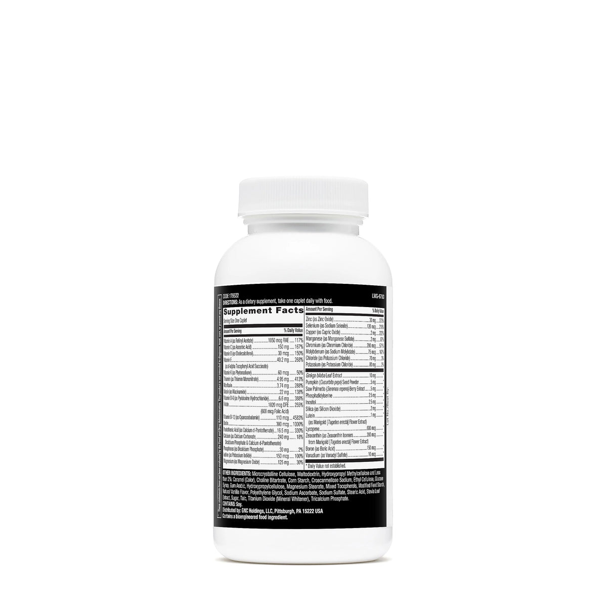 GNC Mega Men 50 Plus One Daily Multivitamin | Supports Prostate Function