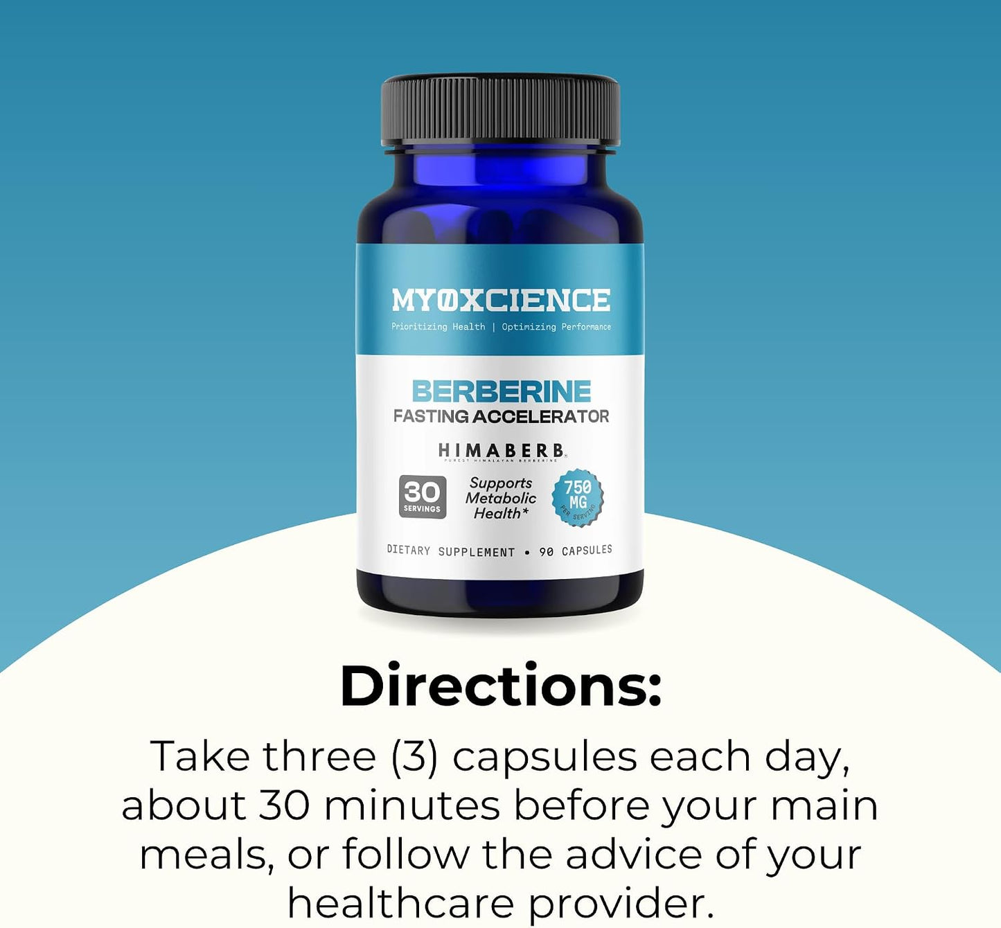 MYOXCIENCE Berberine Fasting Accelerator | Himaberb Berberine HCL with ALA (Alpha Lipoic Acid) and Biotin (90 Capsules)