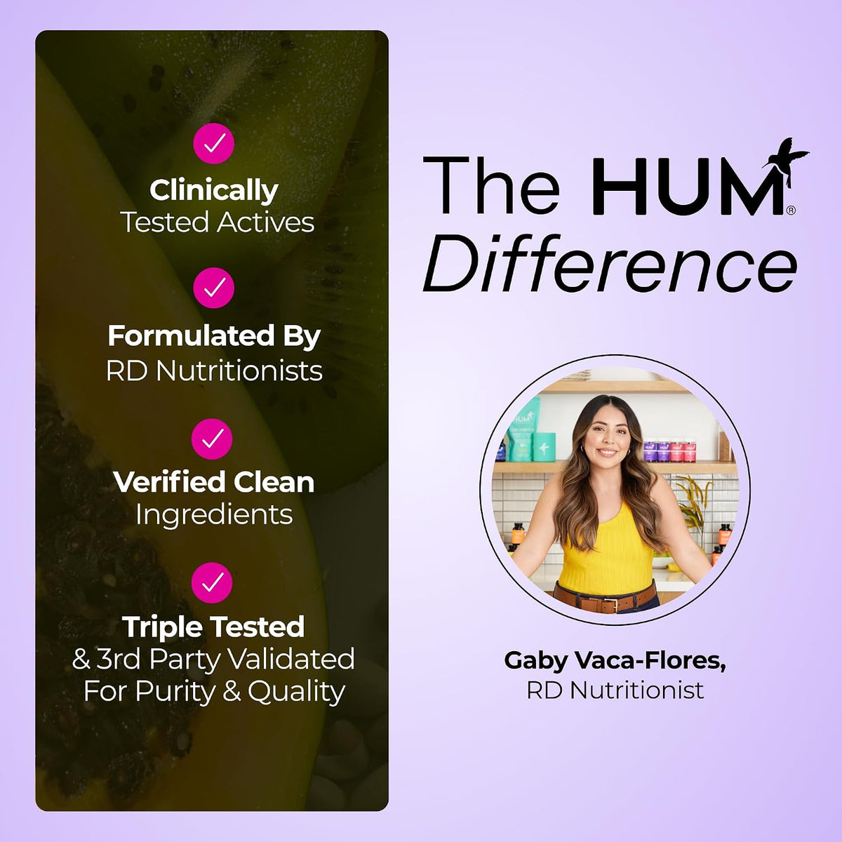 HUM Fan Club Menopause Supplement Grape Seed & Siberian Rhubarb, 30 Count