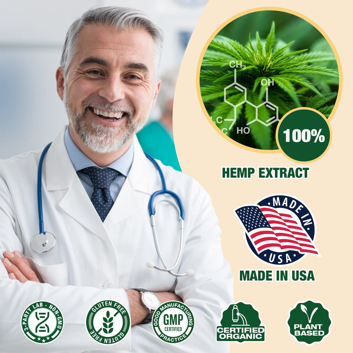 (2 Pack) Hemp Oil Organic Premium - 2,800,000 Maximum Strength - 100% Natural Hemp