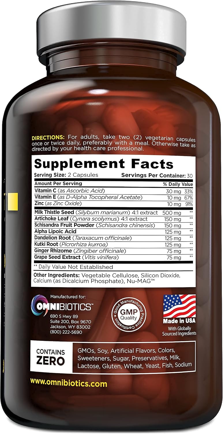 OmniBiotics The Health Essentials Bundle Organic Turmeric Curcumin with Black Pepper Extract + Flora Revive Advanced Probiotics + Liver Reboot for The Necessary Daily Support Your Body Needs