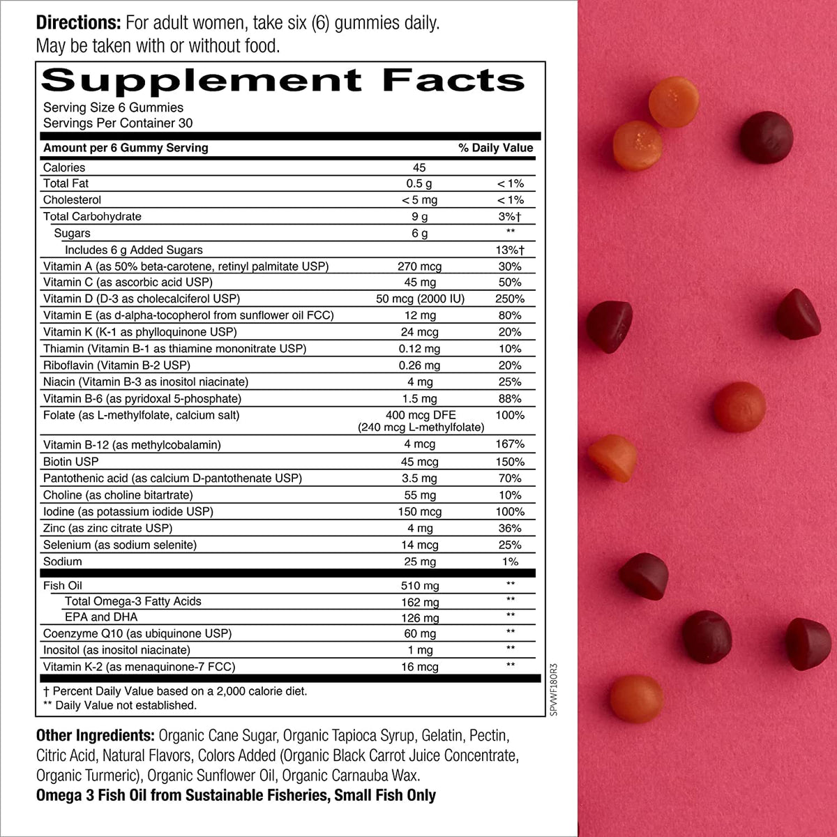 SmartyPants Women's Multivitamin and Probiotic Immunity Bundle: Omega 3 Fish Oil