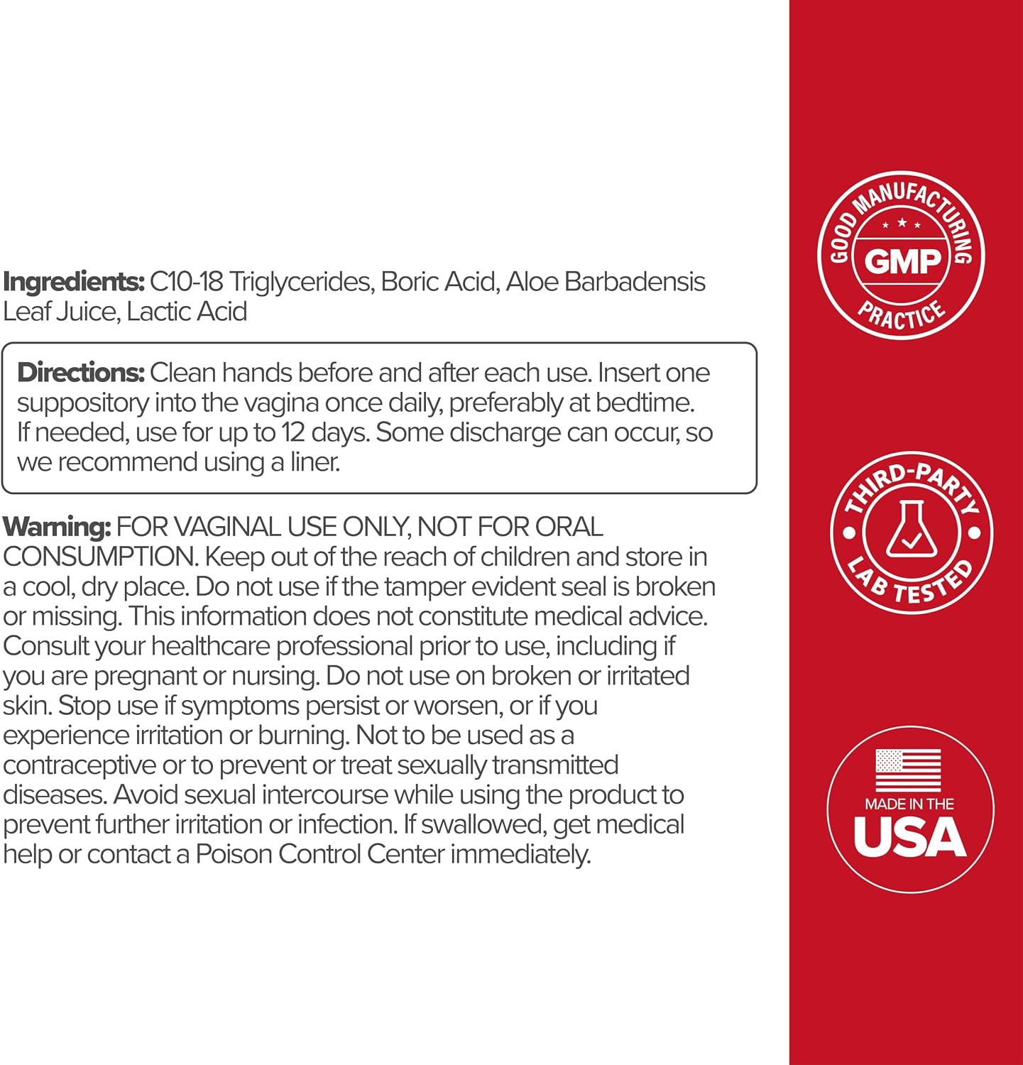 O Positiv URO Vaginal Probiotic and URO Boric Acid Vaginal Suppository Bundle
