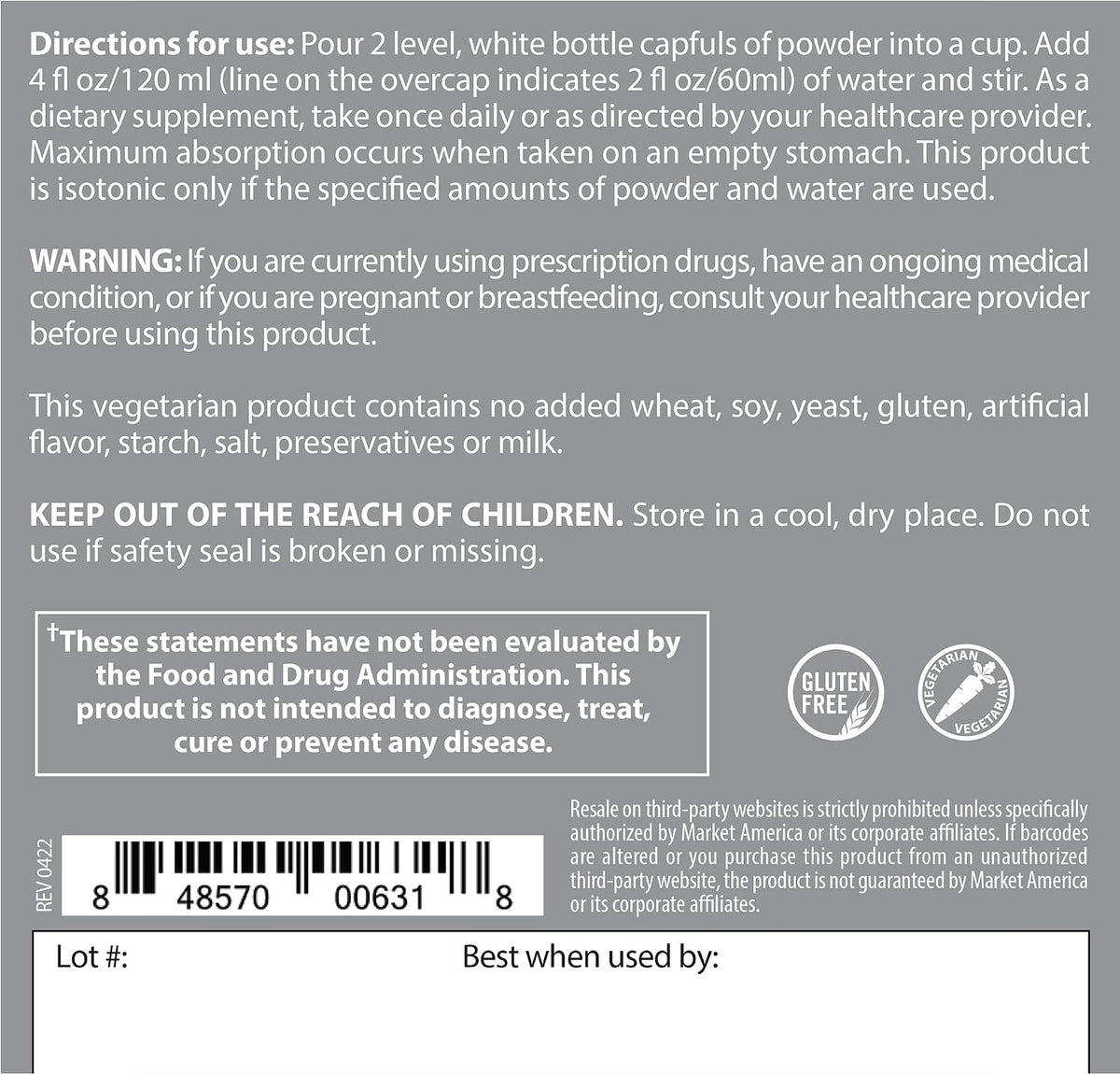 Isotonix OPC-3 Beauty Blend, Hyaluronic Acid for Skin, 45 Servings
