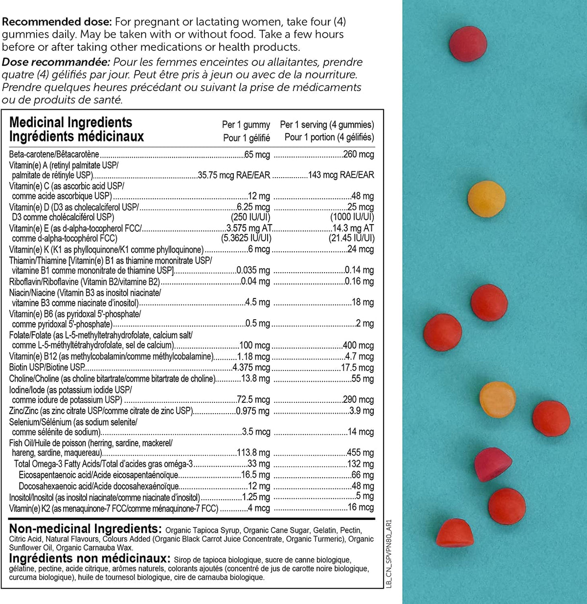 SmartyPants Prenatal Multivitamins and Probiotic Immunity Bundle: Omega 3 Fish Oil