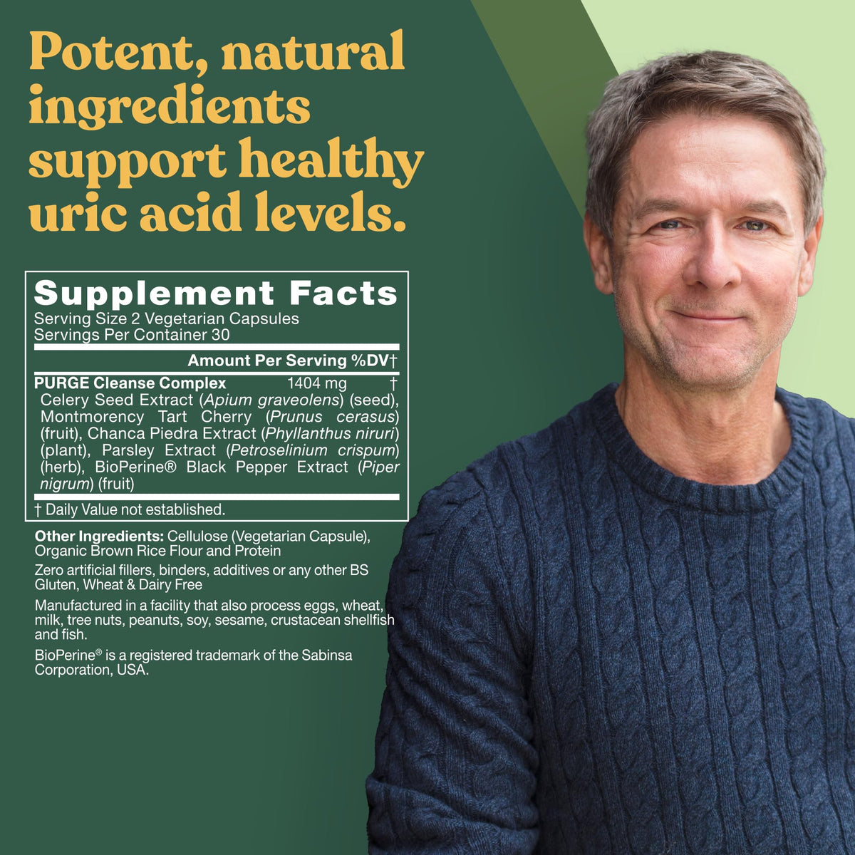 Purge! Uric Acid Flush – Eat & Drink What You Want – Detox and Cleanse with Celery Seed Extract