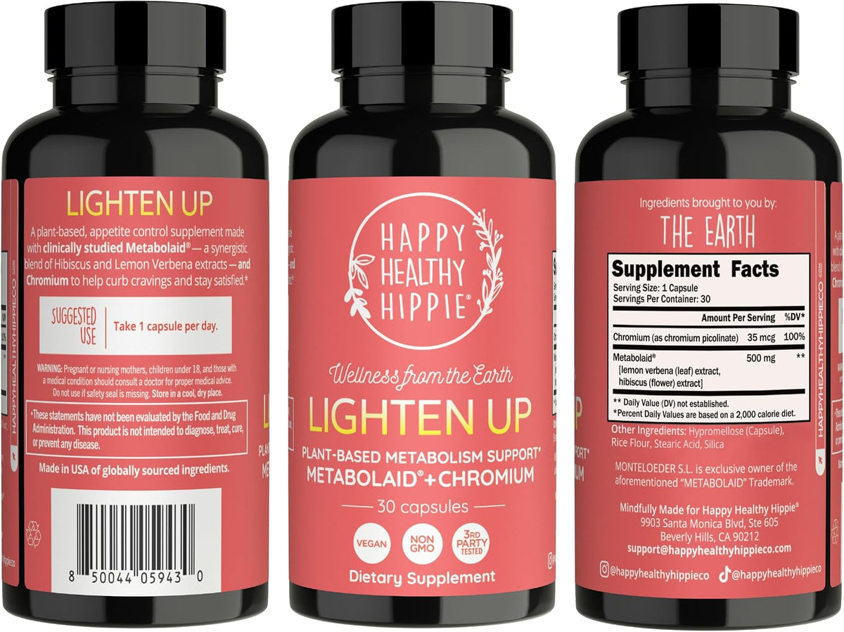 Happy Healthy Hippie Metabolaid + Chromium, Metabolism Support, 30 Ct