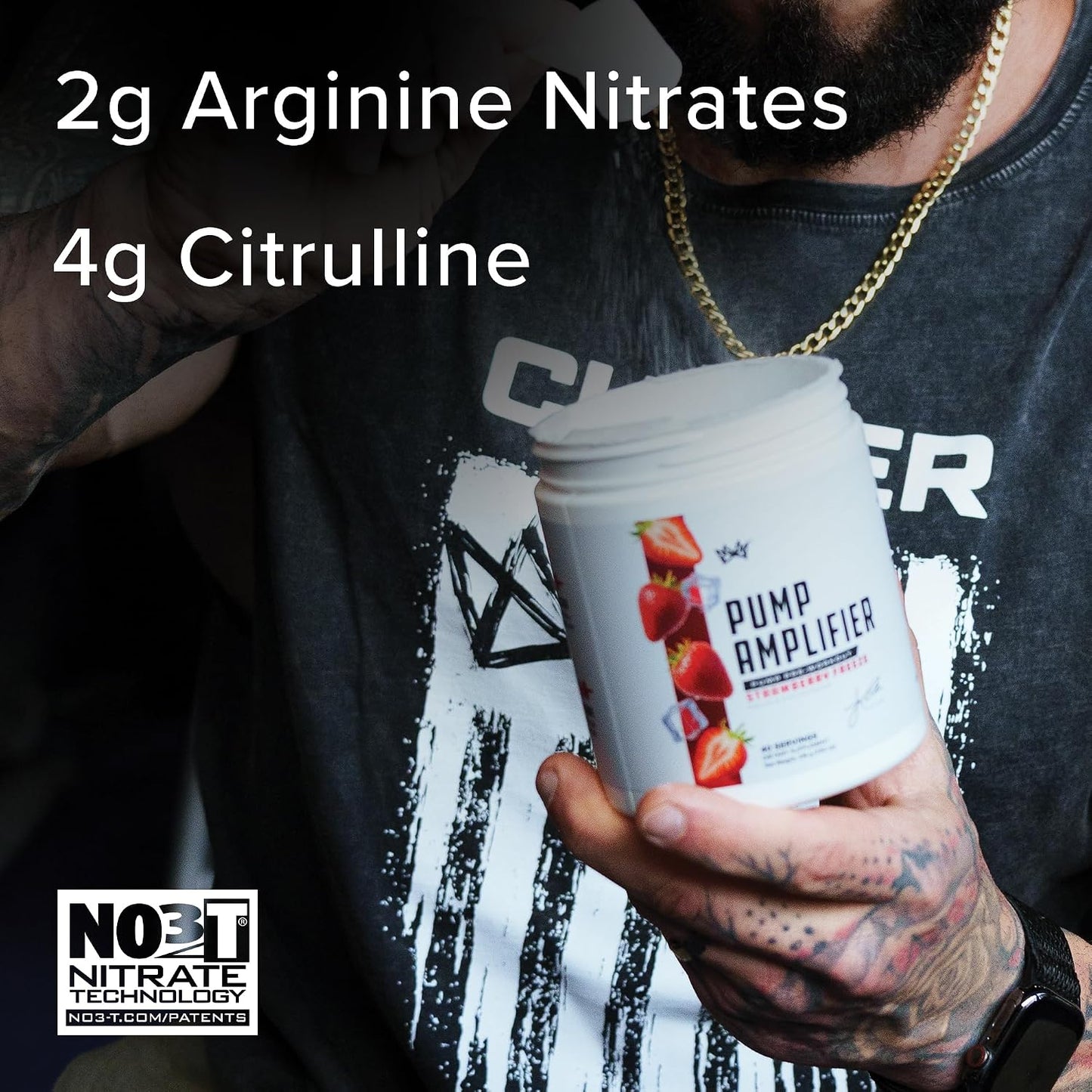 Cutler Nutrition Amplify 2.0 Caffeine-Free Nitric Oxide Pump Pre-Workout | Peach Mango, 40 Servings | With L-Citrulline, NO3-T Arginine and Electrolytes for Muscle Pumps, Hydration and Performance