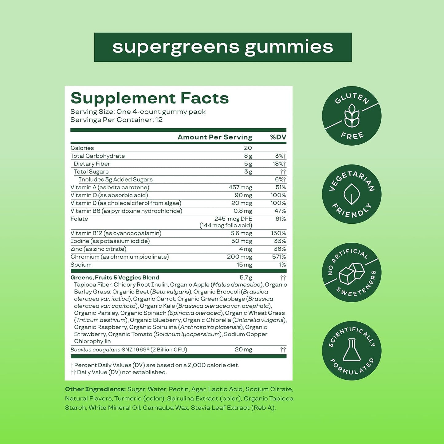Bloom Creatine Gummies and Greens Gummies Bundle