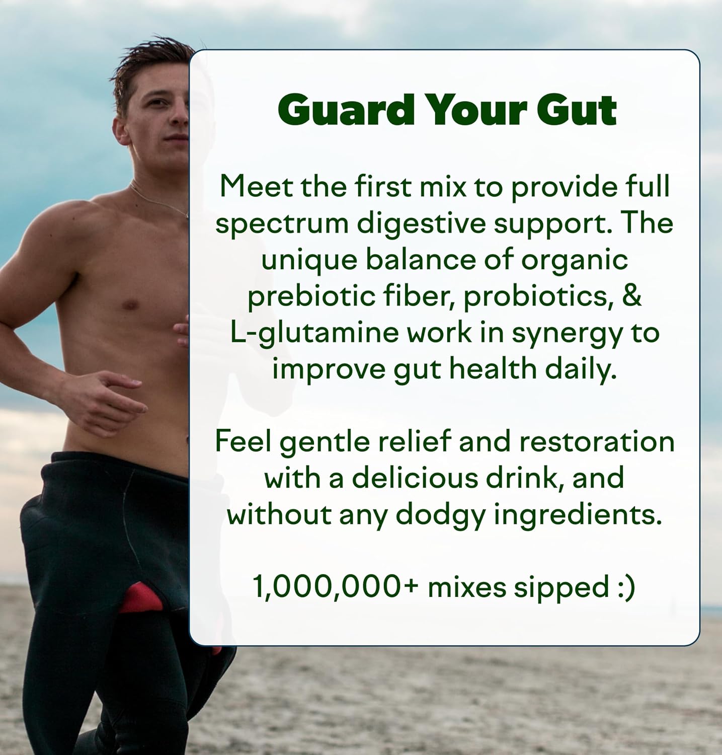 Feel Goods Gut Guardian Fiber Bundle - Strawberry Kiwi & Mango, 60 Ct | Digestion Plus Bundle, Digestive Health, Organic Fiber, Probiotics & Prebiotics, Sugar-Free, Non-GMO & Vegan for Men & Women