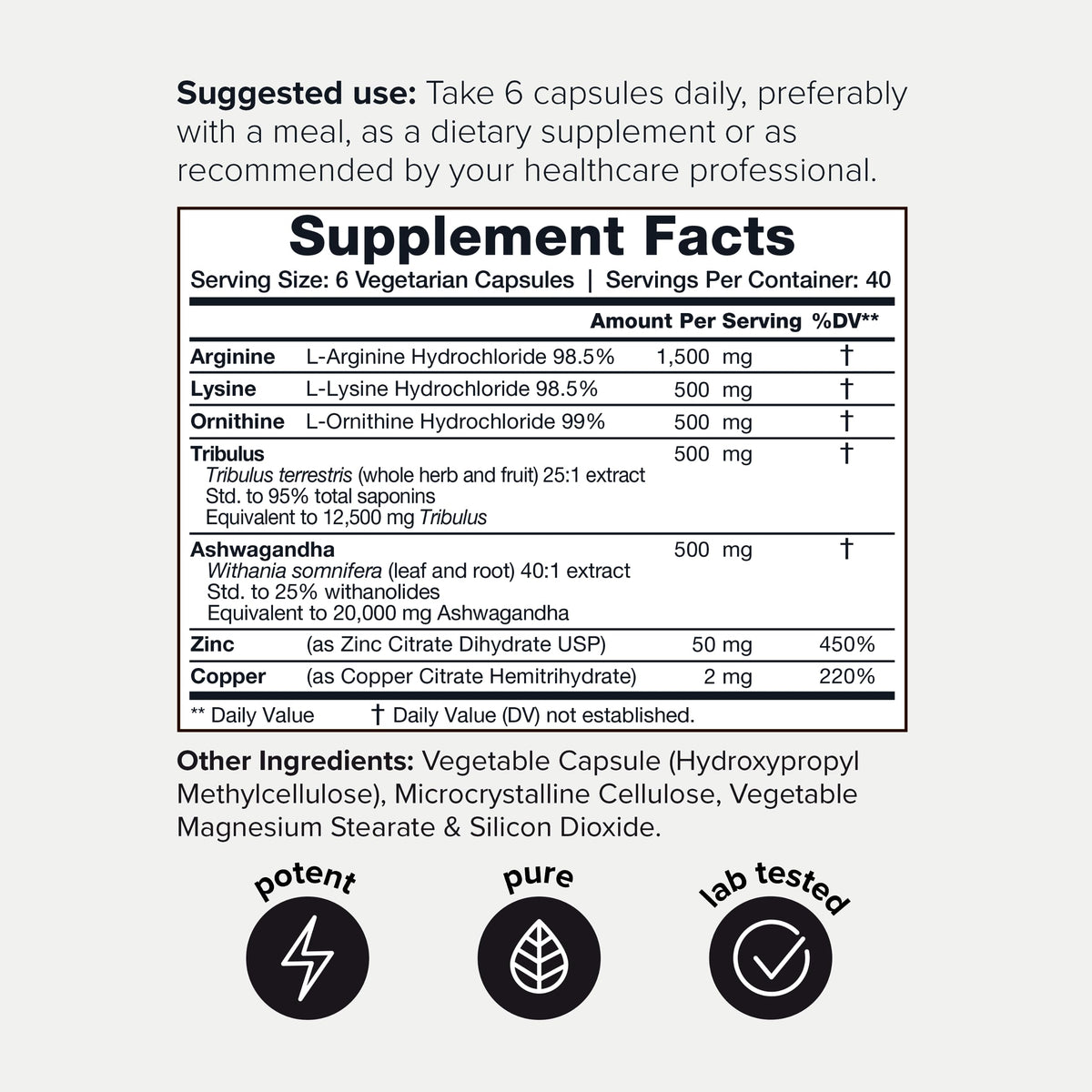 HGH Supplements for Men & Women (240 Count) 3,550mg+ Support Muscle Growth