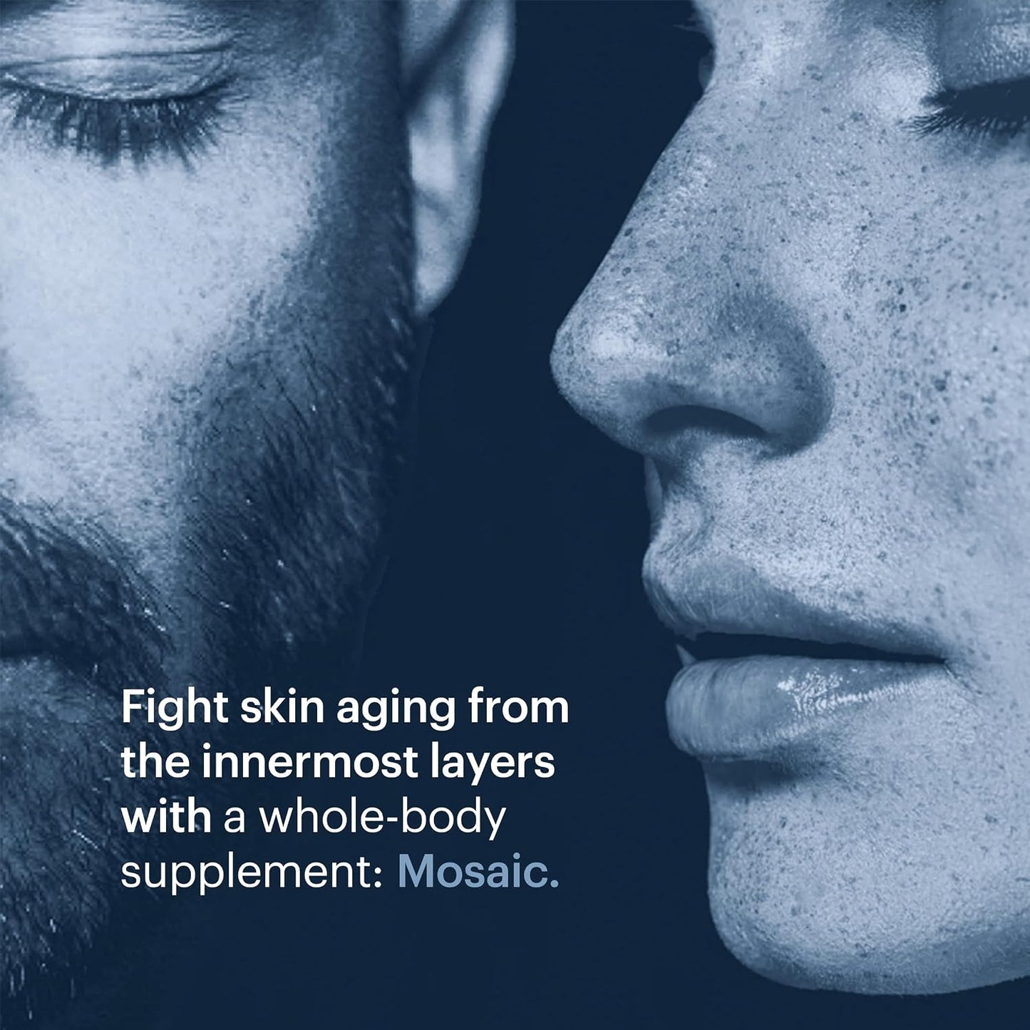 Mosaic – Hyaluronic Acid & Collagen Supplement – Clinically Proven to Hydrate Skin & Reduce Fine Lines – Fights Visible Signs of Aging – 30-Day Softgel Supply