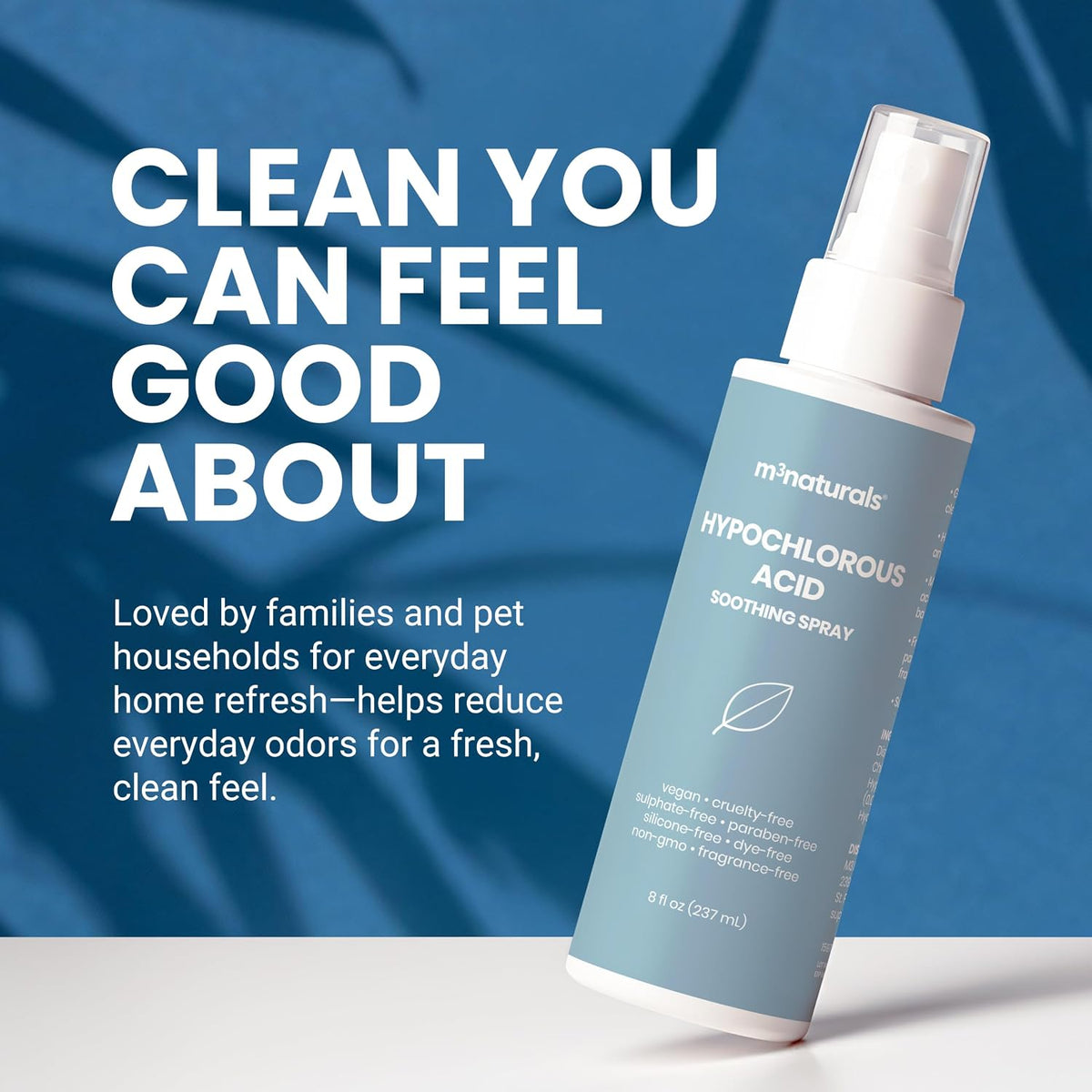 M3 Hypochlorous Acid Face & Body Spray for Sensitive Skin, 8 fl oz