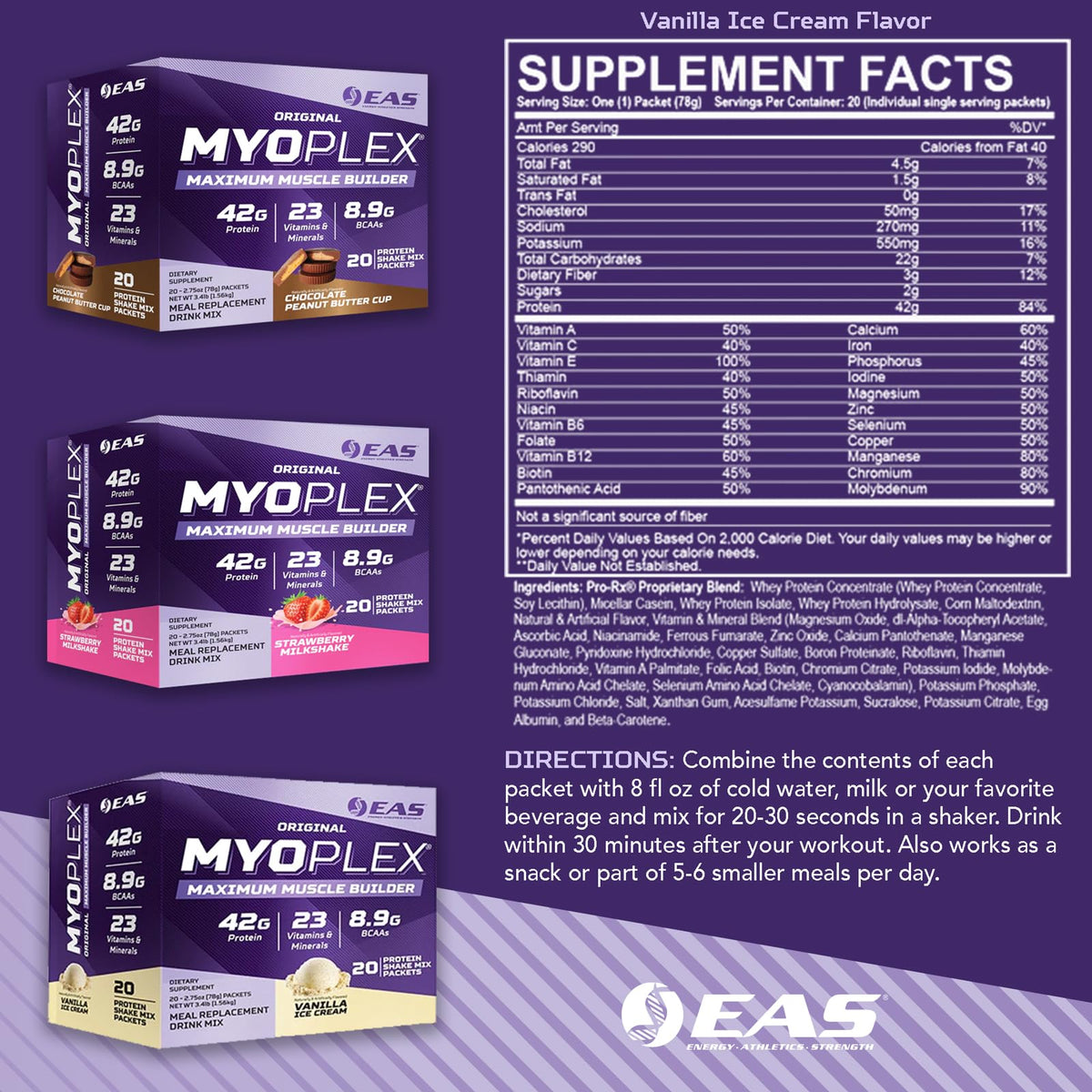 Experimental & Applied Sciences EAS Original Myoplex Maximum Muscle Builder