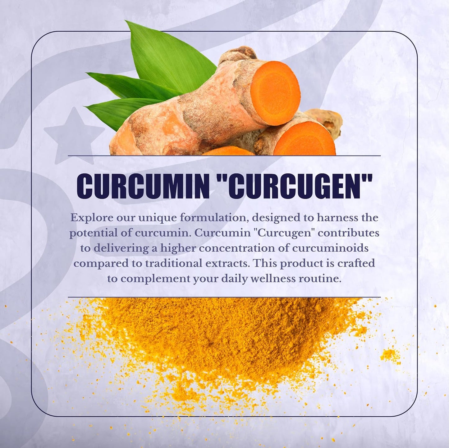 Curcumin Extract Supplement for Joint & Immune Support | Curcumin Extract 500mg, 39x More Bioavailable, Full Spectrum Curcugen, 30 Days Supply, 30 Capsules